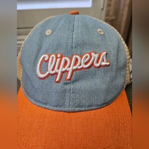 Blue and Orange Clippers Cap